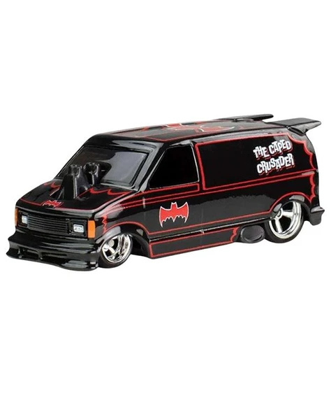 Hot Wheels Pop Culture Premium Batman 1985 Chevy Astro Van HVJ48 - 2