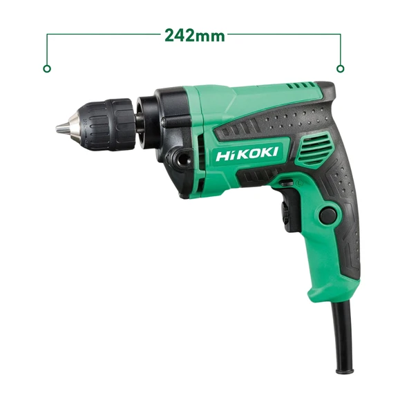 Hikoki D10VC3 600W 10mm Profesyonel Darbesiz Matkap - 2