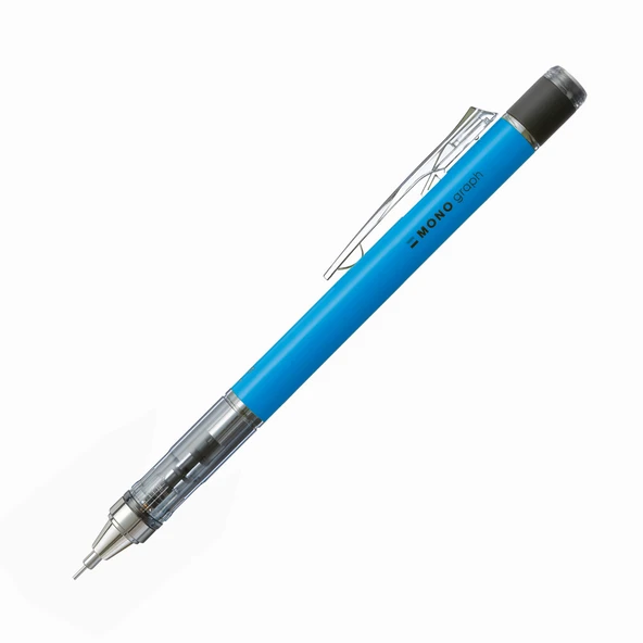 Tombow Mono Graph 0.5 mm Versatil Kalem Neon Mavi ürün görseli