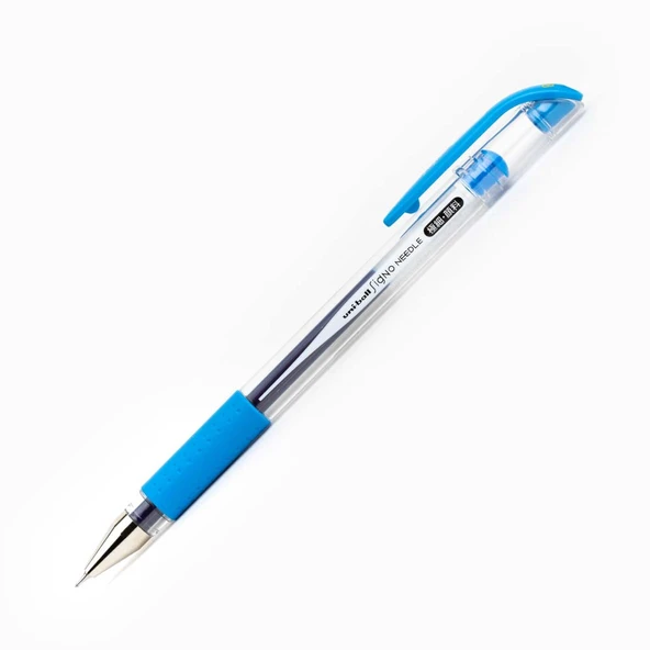 Uniball Signo NEEDLE 0.38mm İğne Uçlu Jel Kalem - Açık Mavi