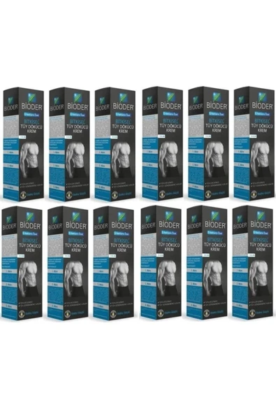 Bioder Tüy Dökücü Krem Bio-Epilation Erkekler için 100 ml 12 Adet