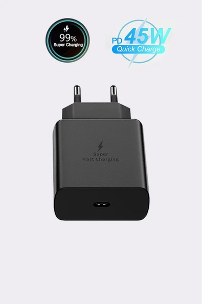 giyitec Huawei P40 Pro P40 Pro+ 45W Turbo Hızlı Şarj Adaptörü Şarj Başlığı PD Type-C Girişli - Resim 2