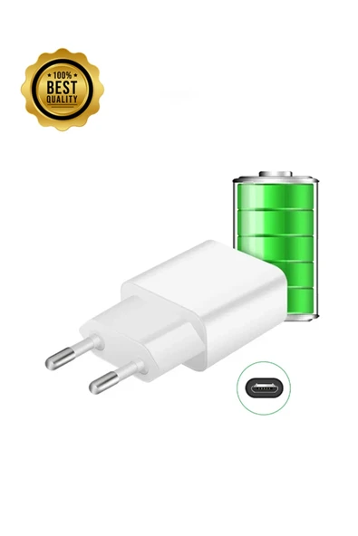 giyitec Xiaomi Redmi 7, 7A, 9A, 9AT, 9C NFC, GO, Y3 Uyumlu Hızlı Şarj Aleti Cihazı Seti Micro Usb İnce Uç - 3