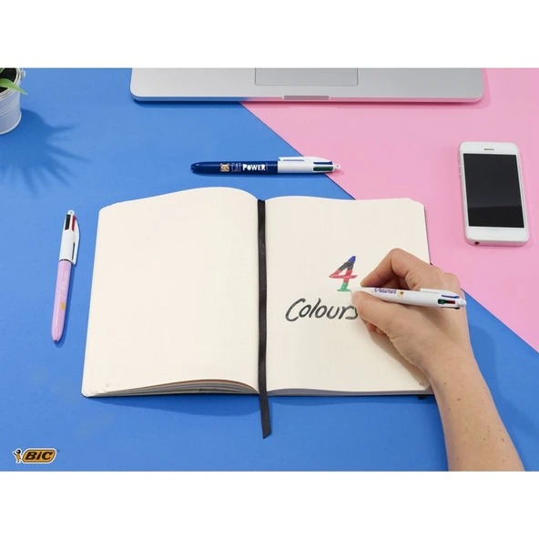 Bic 4 Colour Messages 4 Renkli Tükenmez Kalem - "Who's The Boss ?" - 4