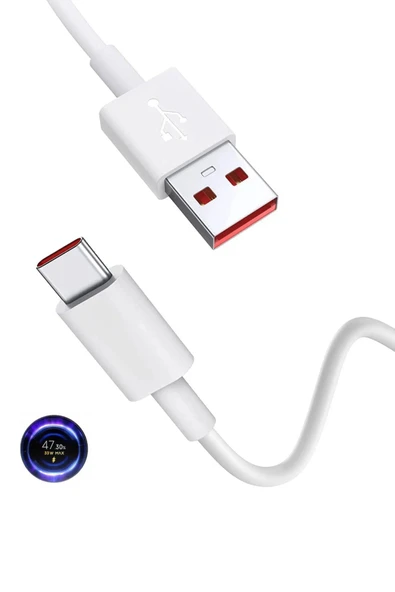 giyitec Tecno Camon 18P Uyumlu 33W Süper Hızlı Şarj Aleti Seti Şarj Adaptörü ve Usb to Type-c Kablo - 4