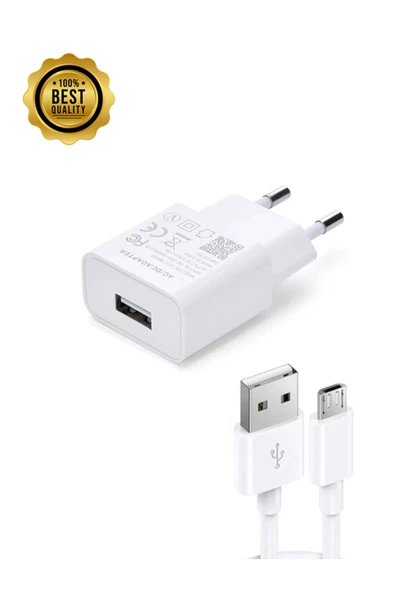giyitec Xiaomi Redmi 7, 7A, 9A, 9AT, 9C NFC, GO, Y3 Uyumlu Hızlı Şarj Aleti Cihazı Seti Micro Usb İnce Uç - 4