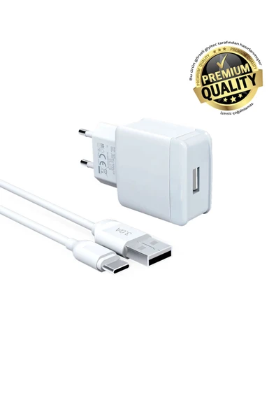 giyitec Samsung Galaxy S9 S9+ Plus Uyumlu 18W Hızlı Şarj Aleti Qualcomm Quick Charger 3.4A USB To Type-C