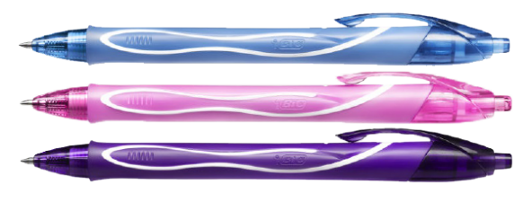 Bic Gelocity Hızlı Kuruyan Jel Kalem 0,7mm - Fashion Colors (Turkuaz-Pembe-Mor)
