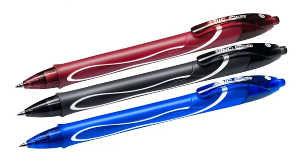 Bic Gelocity Hızlı Kuruyan Jel Kalem 0,7mm - Ana Renkler (Kırmızı-Mavi-Siyah)