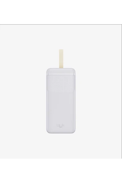 Linktech Telefon ve Tablet İçin Powerbank Kaliteli Güç Kaynağı EP93 Strong 27.000 mAh Çevre Dostu BEYAZ - 3