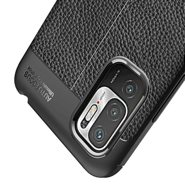 Xiaomi Poco M3 Pro Kılıf Zore Niss Deri Desenli Silikon Kılıf - Resim 10