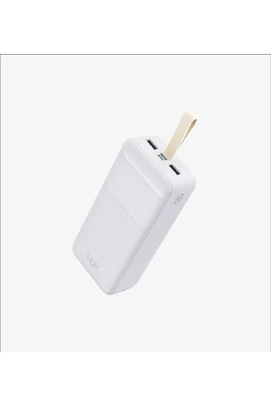 Linktech Telefon ve Tablet İçin Powerbank Kaliteli Güç Kaynağı EP93 Strong 27.000 mAh Çevre Dostu BEYAZ