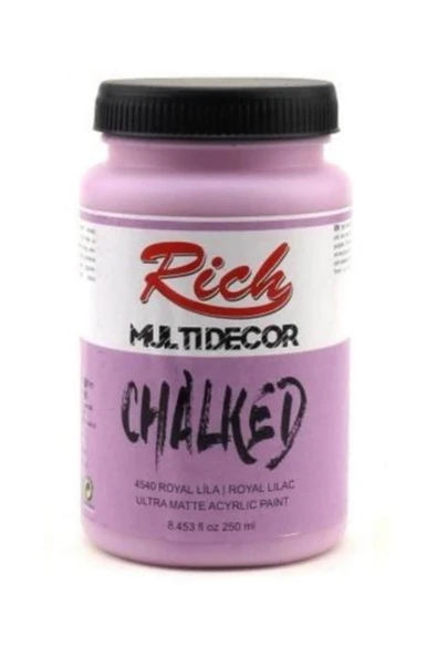 Rich Multi Decor Chalked Boya 250 Ml Royal Lila 4540 ürün görseli 1