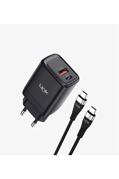 Linktech Nintendo Switch Nintendo Switch Lite Uyumlu Süper Hızlı Şarj Aleti Cihaz Seti 65W - 2