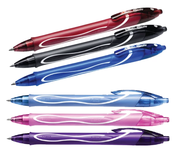 Bic Gelocity Hızlı Kuruyan Jel Kalem 0,7mm Tüm Renkler Set (6 Renk)