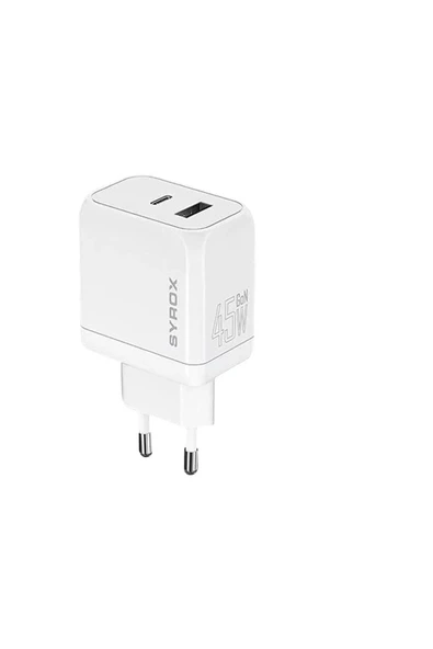 giyitec Samsung Galaxy S20 Ultra 5g Uyumlu Şarj Aleti Cihazı GAN 45W Beyaz - Resim 2