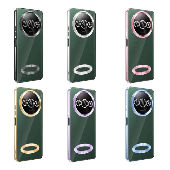 Xiaomi Redmi A3 4G 2024 Kılıf Kamera Korumalı Logo Gösteren Omega Kapak - Resim 8