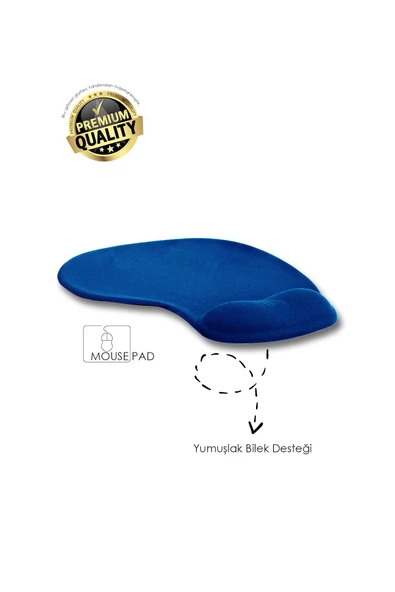 giyitec Bilek Destekli Dolgulu Ergonomik Kaymaz Taban Mouse Pad (Ev,ofis,oyun)