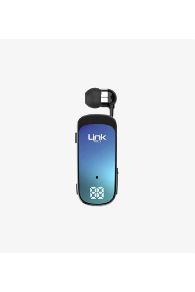 Linktech Ios&Android Uyumlu Makaralı Titreşimli Dijital Göstergeli Bluetooth Kulaklık 140Mah