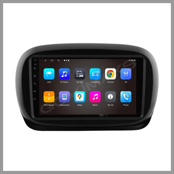 GOVİMAKS FIAT 500X 2016-2021 4 GB RAM 64 GB HAFIZA ANDROID MULTIMEDIA TEYP - 9