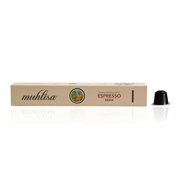 Muhlisa Espresso Kenya Kapsül Kahve 10'lu Kutu %100 Arabica
