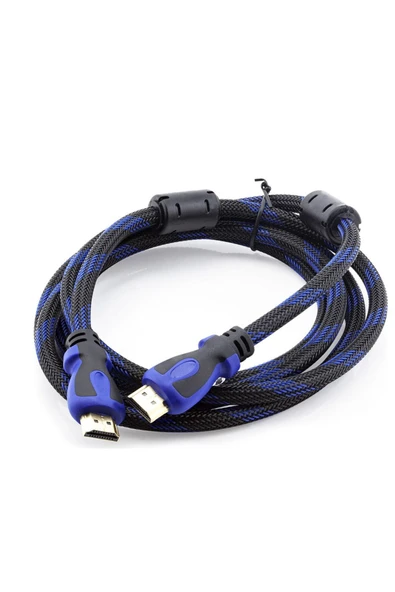 giyitec Yüksek Hızlı HDMI Kablo Örgülü Sağlam 3D 4K 8K Full Hd Tv ve Bilgisayar Görüntü Kablosu 1,5 METRE - 2