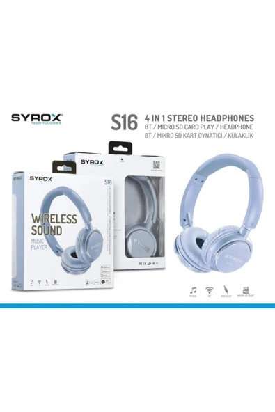 Syrox S16 Kablosuz Bluetooth Kulaklık - 2