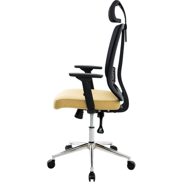 Comford Yellow Ofis Koltuğu Makam Koltuğu Çalışma Koltuğu - 5