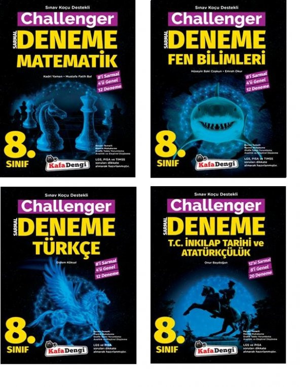 Kafadengi 8. Sınıf Lgs Challenger Denemesi Seti 4 Kitap 2023