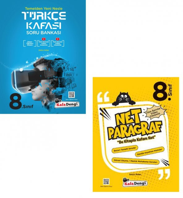 Kafadengi 8. Sınıf Türkçe Kafası + Net Paragraf Soru Seti 2023 ürün görseli
