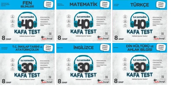 Kafadengi 2024 8. Sınıf Lgs Kafa Test Seti 6 Test Tam Set