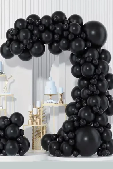 Beysüs Siyah Lateks Balon 20 adet 12inç - 2