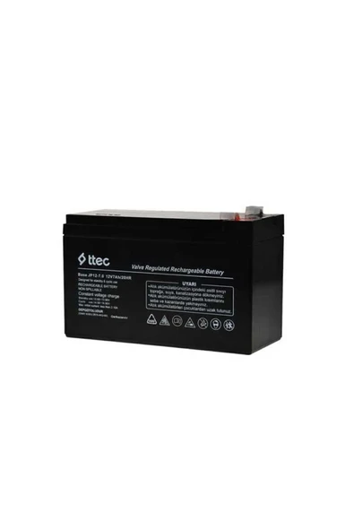 Ttec 12V 7Ah Kuru Tip Bakımsız Akü - 2