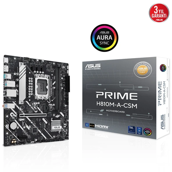 ASUS PRIME H810M-A-CSM SOKET 1851 ANAKART - 2