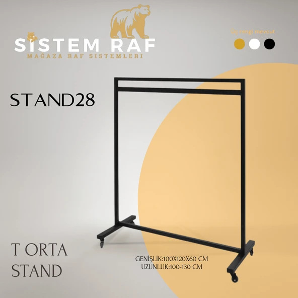 T Askılı Stand -Baston Askılığı