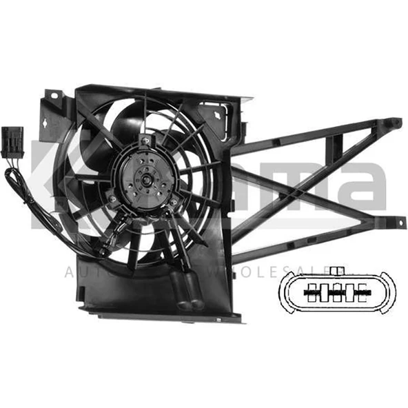 1341262 KLİMA FAN MOTORU VE DAVLUMBAZI OPEL VECTRA-B 96-02 İTHAL