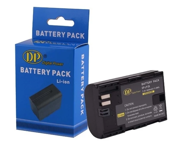 Dp LP-E6 Canon Uyumlu Batarya 7.4v 1600mah - 2