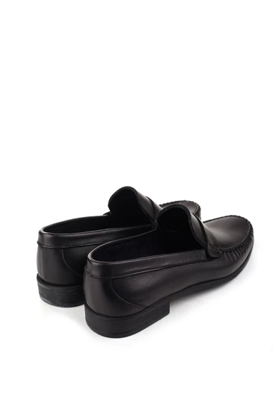 Castle Black 31102-1 Hakiki Deri Erkek Babet Ayakkabı - Resim 4