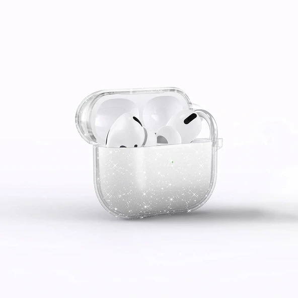 Airpods 3. Nesil Allstar Airbag 32 Parlayan Simli Saydam Renkli Kılıf ürün görseli