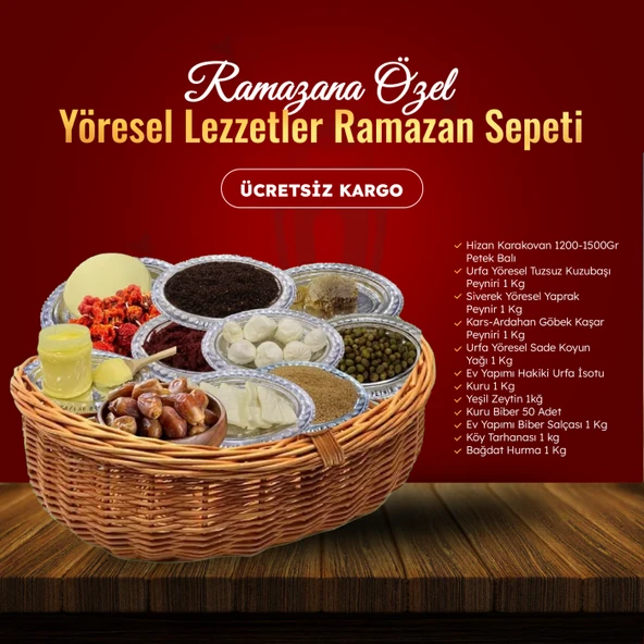 Yöresel Lezzetler Ramazan Sepeti