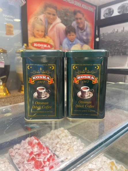 KOSKA TENEKE KUTUDA OSMANLI DİBEK KAHVESİ 125 GR 1 ADET - 2