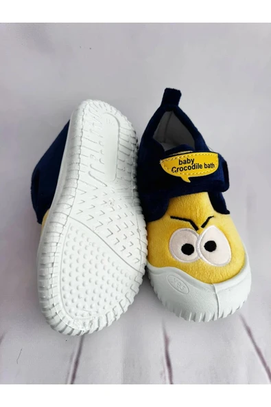 Gezer Kışlık Cırtlı Erkek Çocuk Günlük Okul Kreş Panduf Ayakkabı - 11