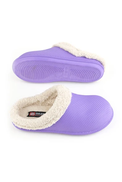 Gezer 13001 Kışlık İçi Peluşlu Eva Kadın Ev Bahçe Terlik - Resim 5