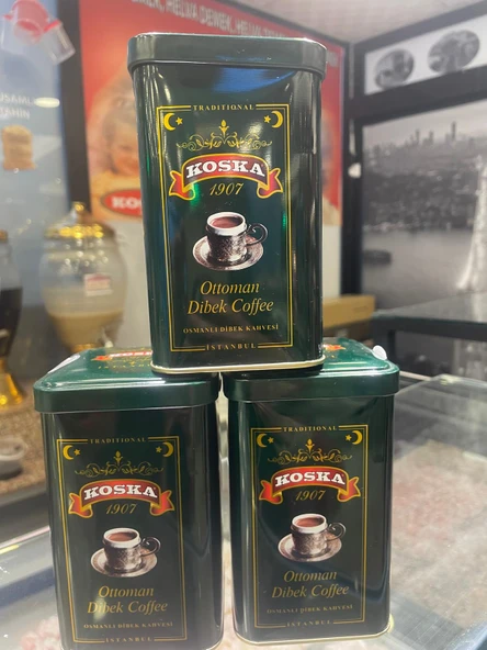 KOSKA TENEKE KUTUDA OSMANLI DİBEK KAHVESİ 125 GR 1 ADET - 3