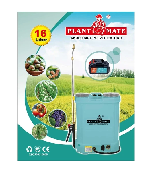 Lityum Akülü İlaçlama Pompası HX 16-C 16 lt 2 Bataryalı - 4