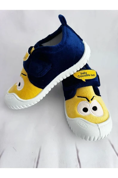 Gezer Kışlık Cırtlı Erkek Çocuk Günlük Okul Kreş Panduf Ayakkabı - 5