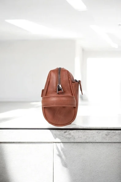 Hakiki Deri Unisex Taba El Portföy Çantası - 2