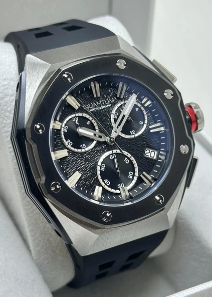 Quantum Silikon Kordon Fonksiyonlu Erkek Kol Saati - Resim 2