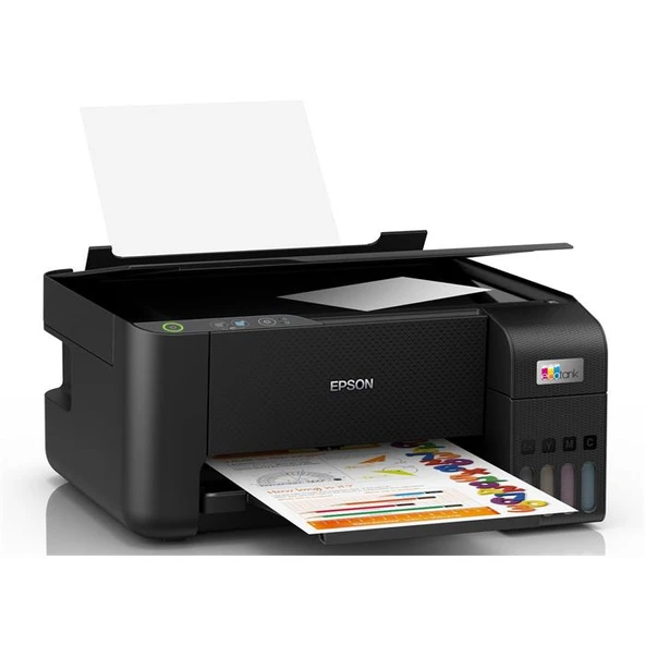 Epson L3210 EcoTank Yazıcı Tarayıcı Fotokopi Tanklı Mürekkep Püskürtmeli Yazıcı