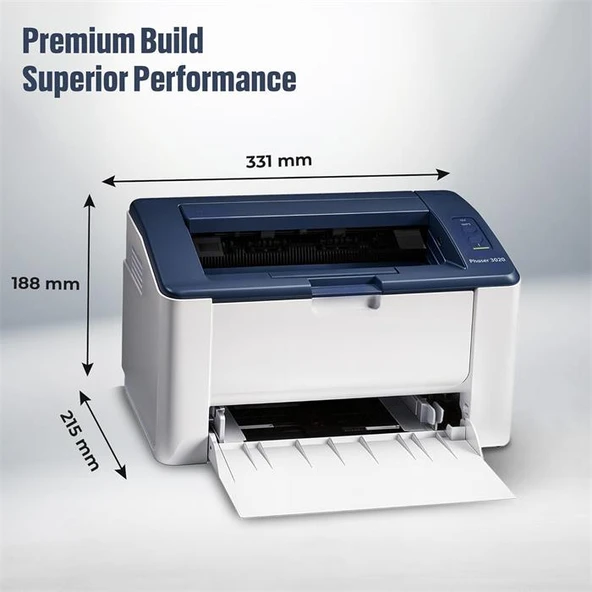 Xerox Phaser 3020 Wi-Fi Mono Lazer Yazıcı - 3